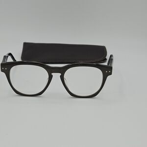 Orchard WOOD Eyeglasses Frame 50-18-143 Acetate Front Real Wood Temples